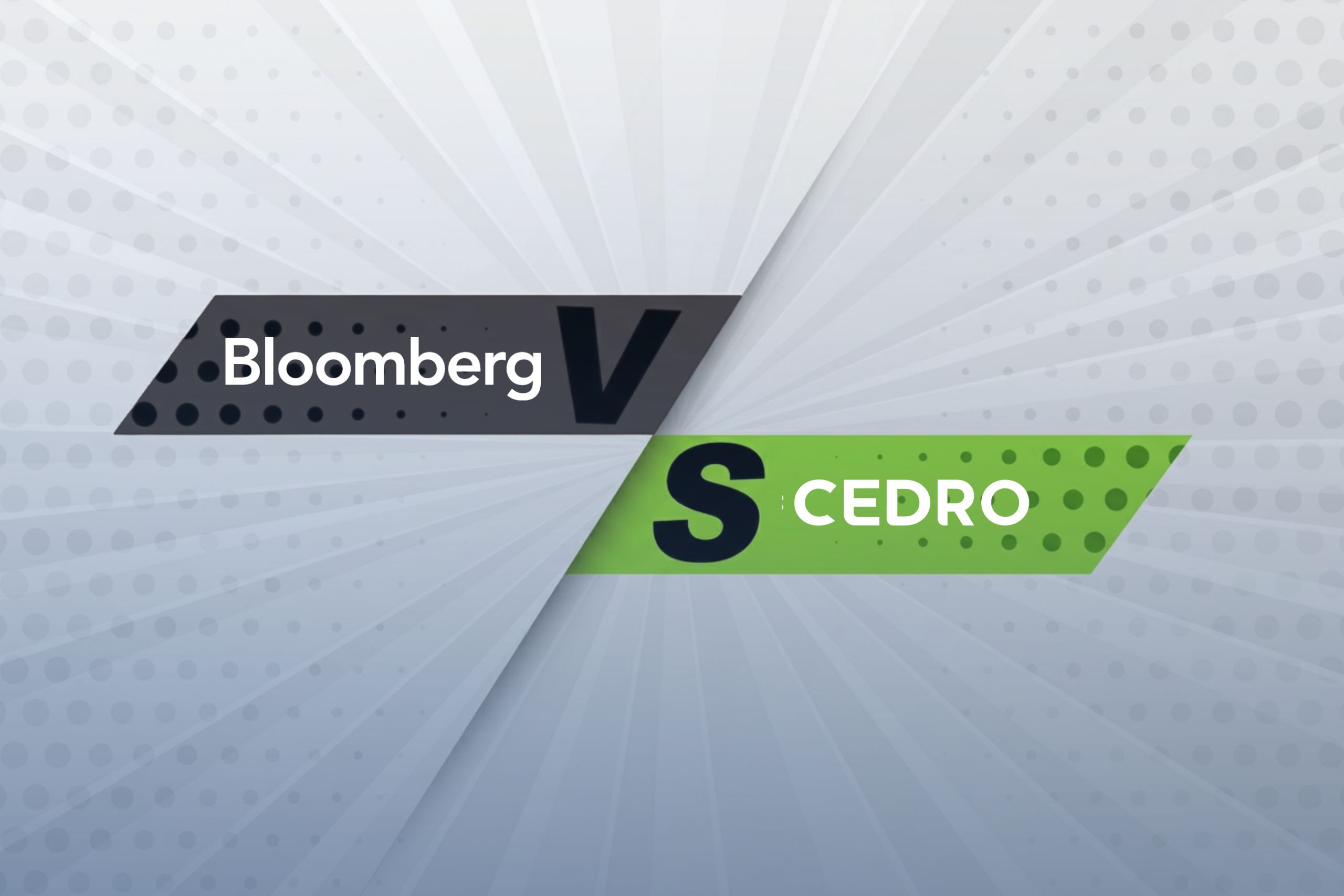 Bloomberg vs Cedro